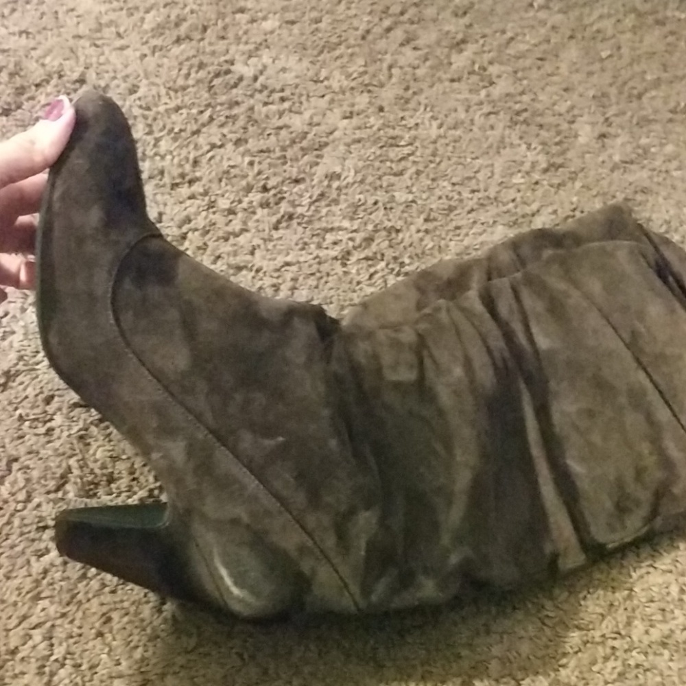 Brown Heeled Boots